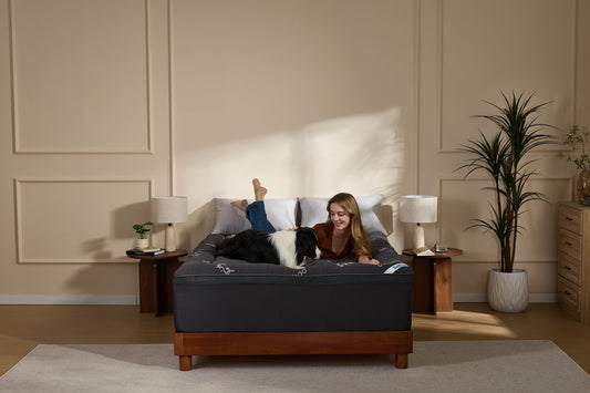 Bamboo Cooling Mattress Topper with 4'' Dual Memory Foam